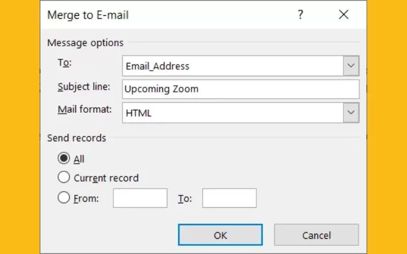 cách sử dụng mailings trong word