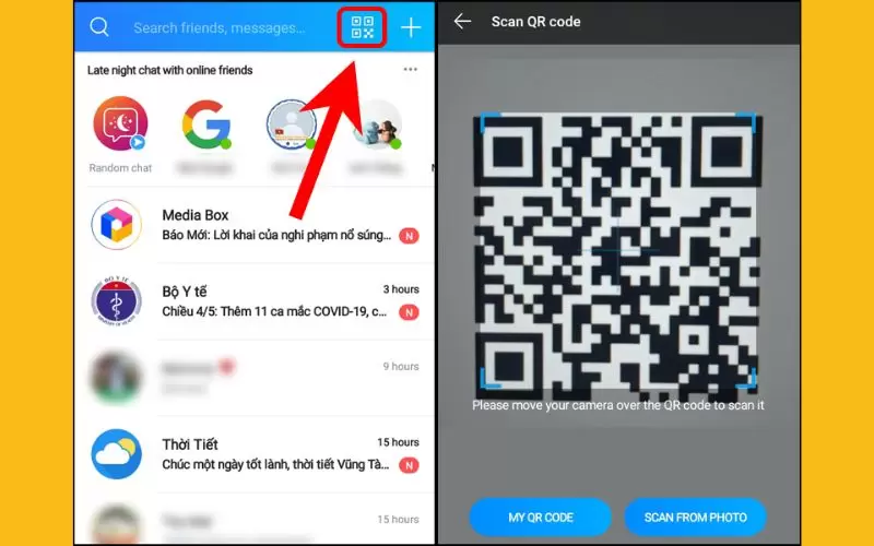 mã qr zalo