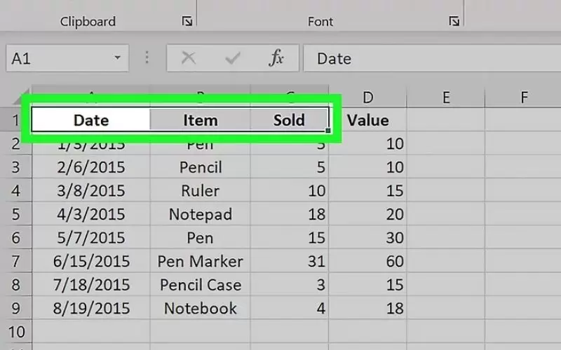 sử dụng merge trong excel