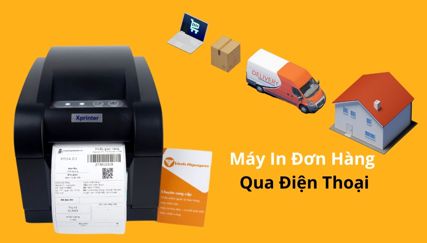 máy in đơn hàng bằng điện thoại
