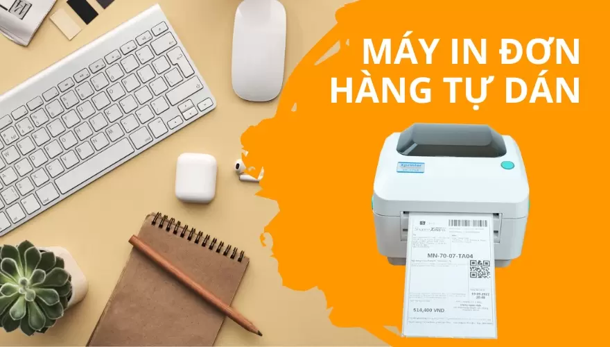 máy in đơn hàng tự dán