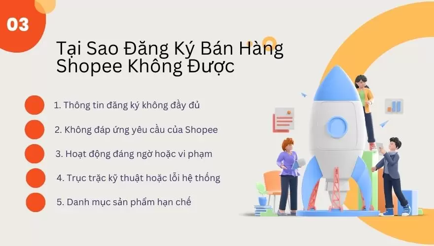 tại sao đăng ký bán hàng shopee không được