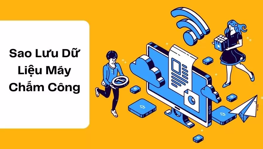 sao lưu dữ liệu máy chấm công
