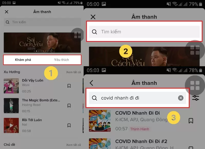 Thêm nhạc sau khi quay video