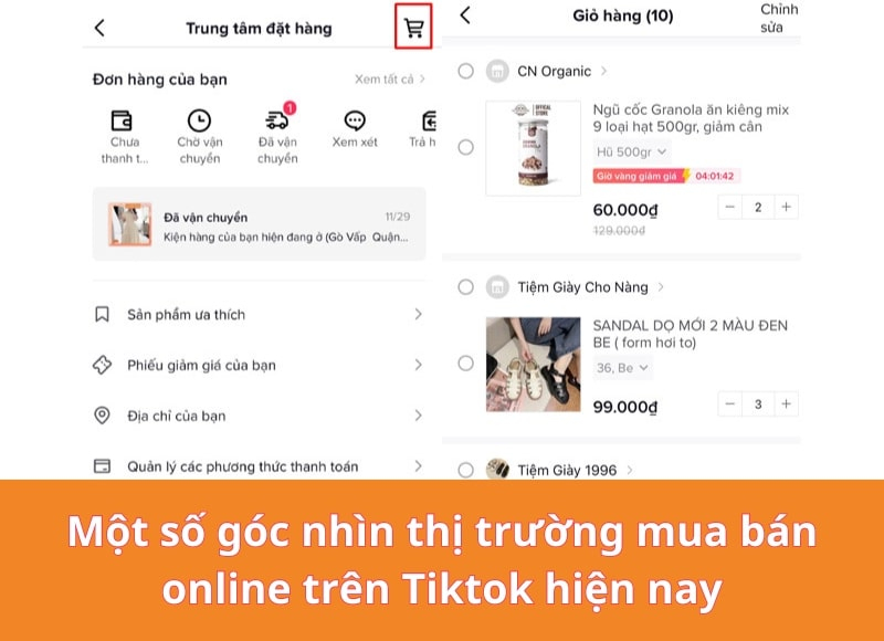 cách tạo đơn hàng trên tiktok