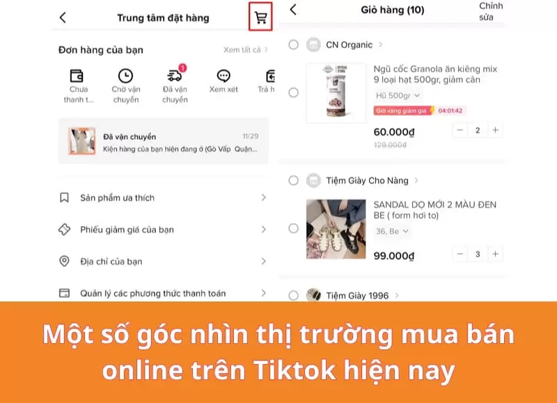 cách tạo đơn hàng trên tiktok