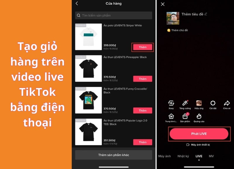 cách tạo đơn hàng trên tiktok