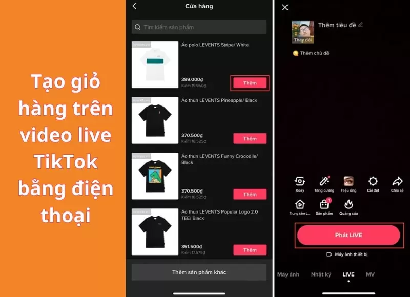 cách tạo đơn hàng trên tiktok