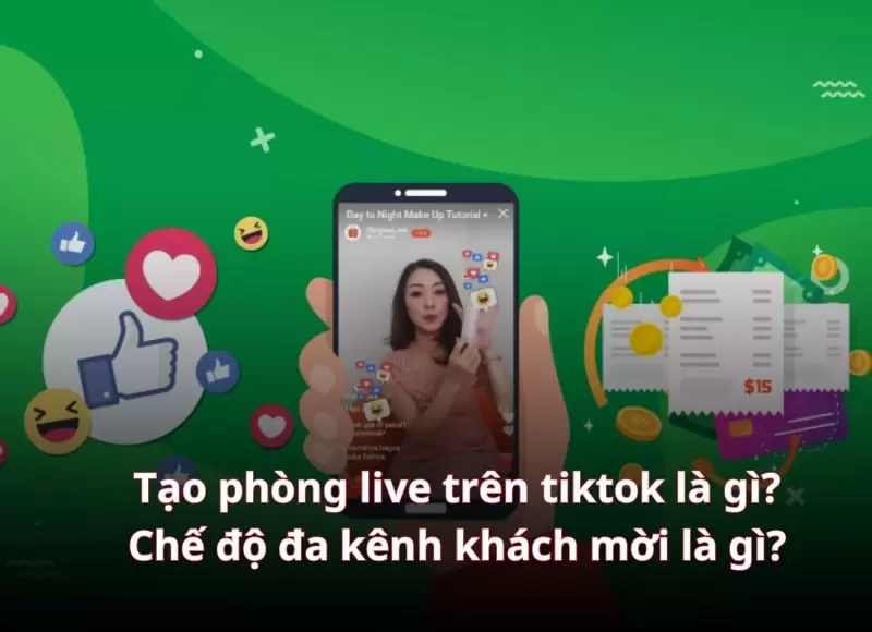 Tạo phòng live trên Tiktok