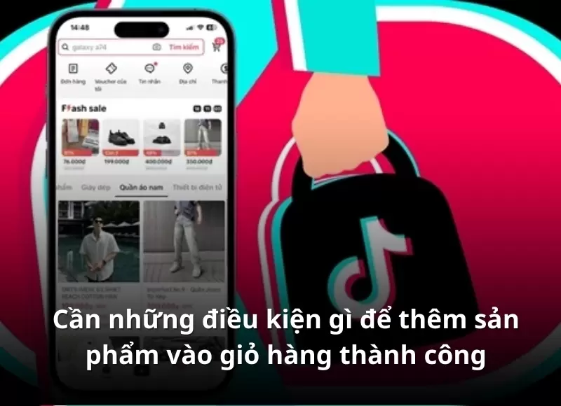 cách thêm sản phẩm vào giỏ hàng trên tiktok