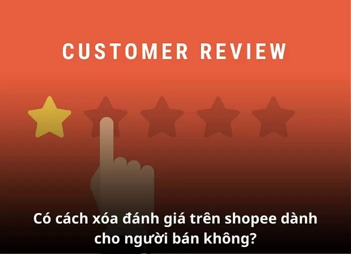 cách xóa đánh giá trên shopee