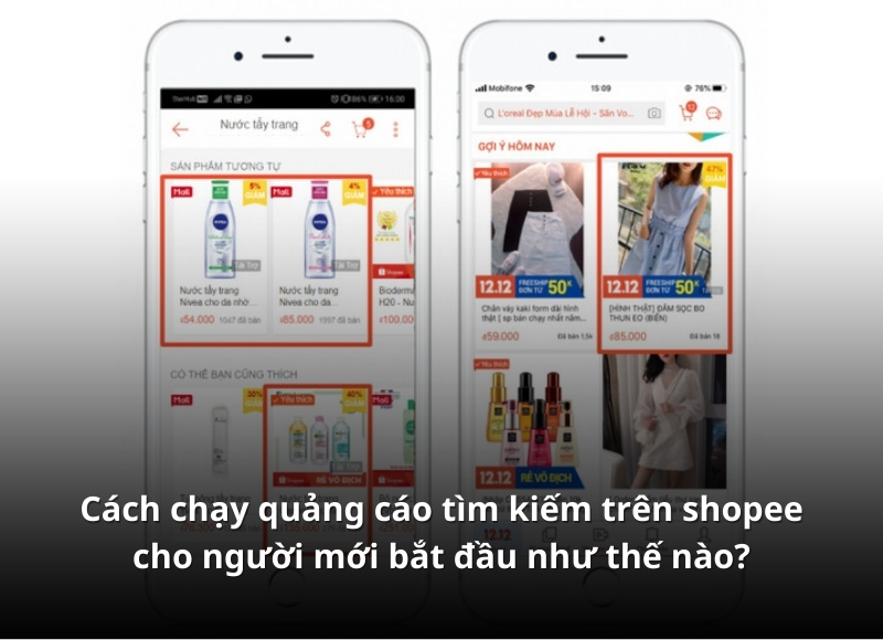 chạy quảng cáo tìm kiếm shopee