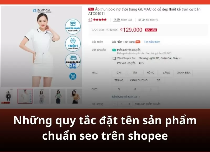 đặt tên sản phẩm shopee chuẩn seo