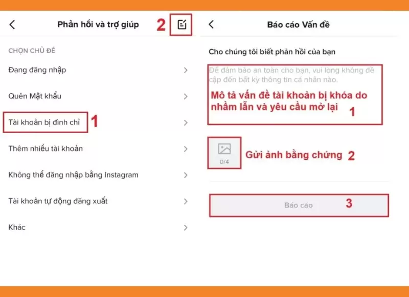 khôi phục tài khoản tiktok bị cấm vĩnh viễn