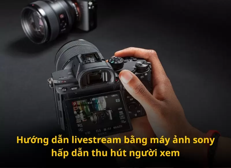 livestream bằng máy ảnh sony