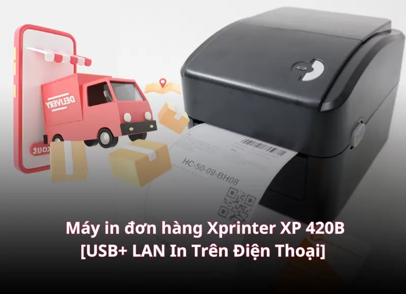 Máy in hóa đơn bán hàng shopee