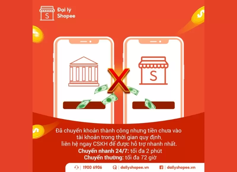 nạp tiền vào ví shopee