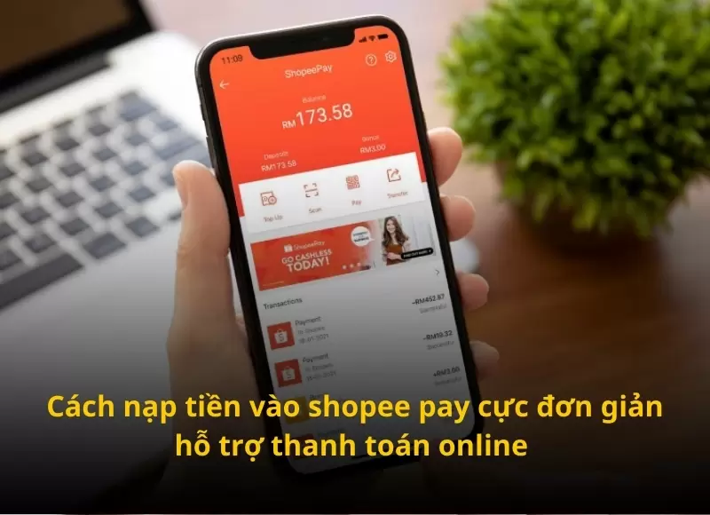 cách nạp tiền vào shopee pay
