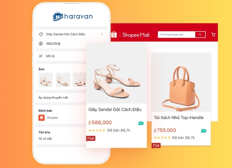 phần mềm quản lý đơn hàng shopee