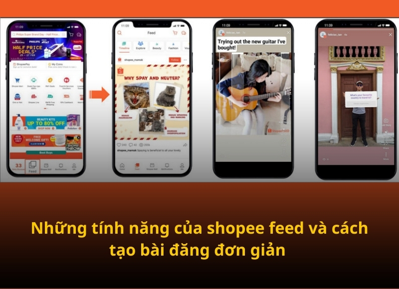  Những tính năng của shopee feed