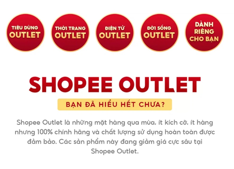 Lợi ích của Shopee Outlet cho nhà bán hàng