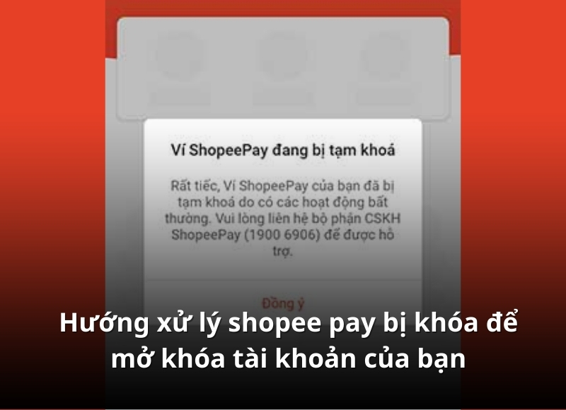 Shopee Pay bị khóa
