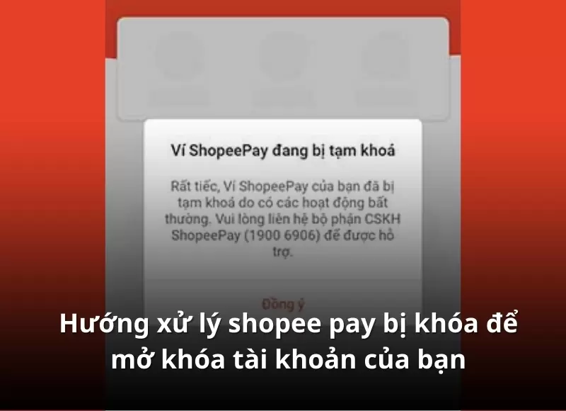 Shopee Pay bị khóa