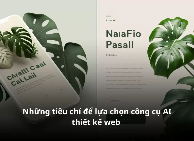 thiết kế web bằng ai