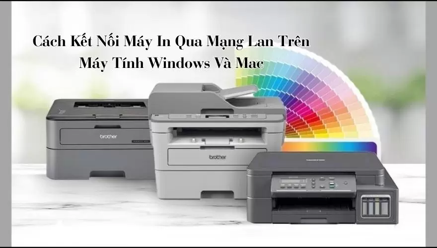 Cách kết nối máy in qua mạng LAN trên máy tính Windows và Mac