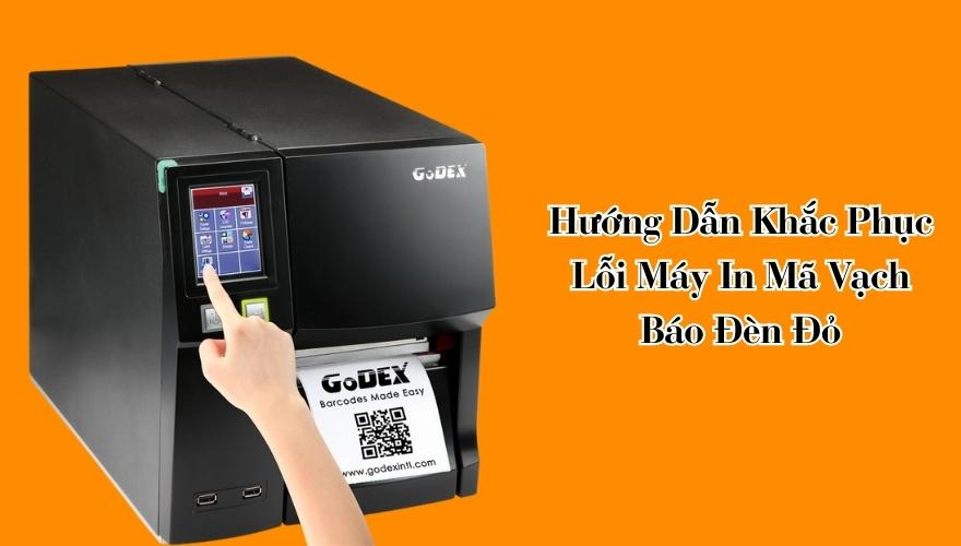 Lỗi Máy In Mã Vạch Báo Đèn Đỏ