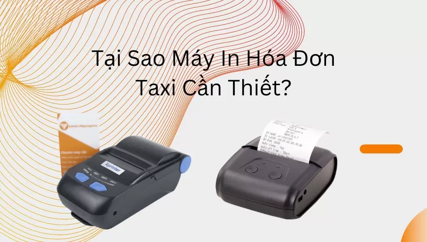máy in hóa đơn taxi