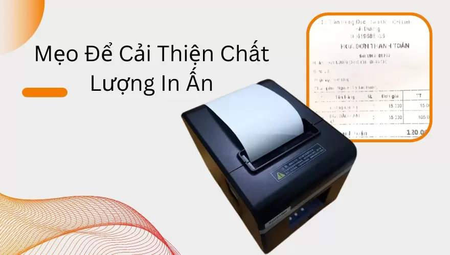 khắc phục máy in hóa đơn bị mờ