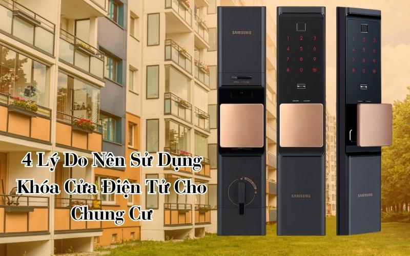khóa cửa điện tử cho chung cư