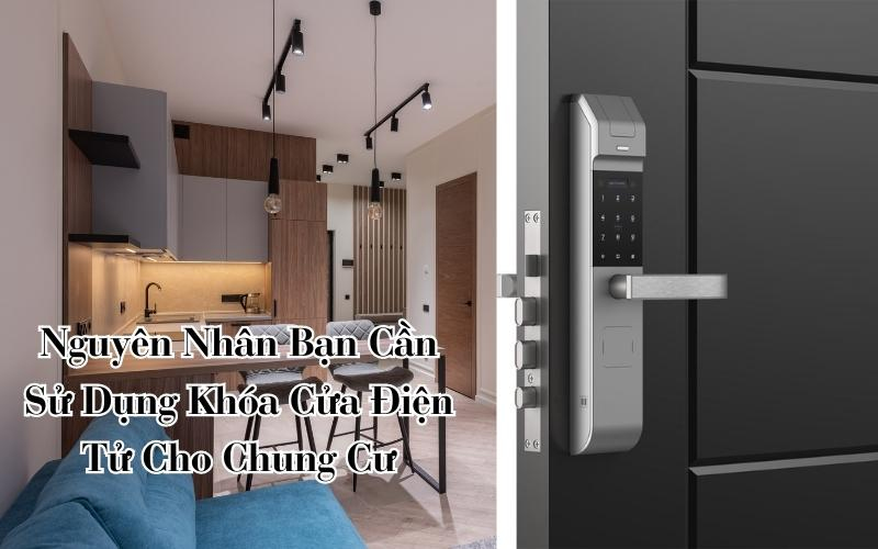 khóa cửa điện tử cho chung cư