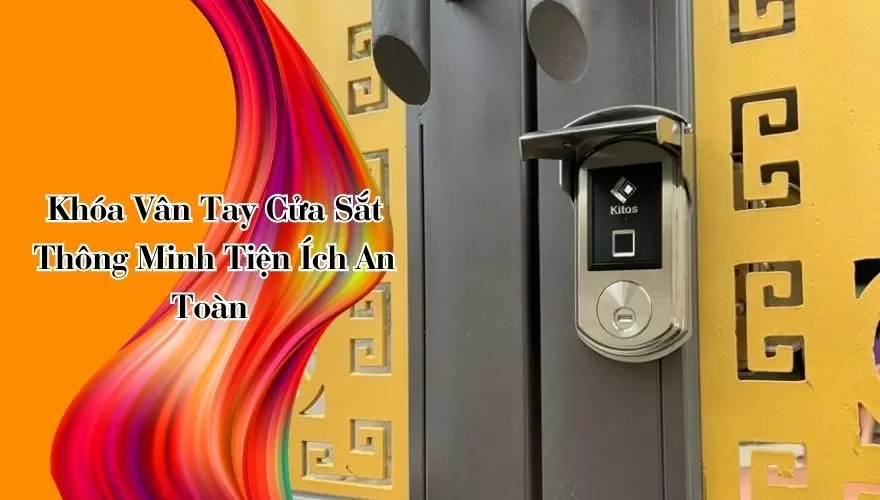 Khóa Vân Tay Cửa Sắt 