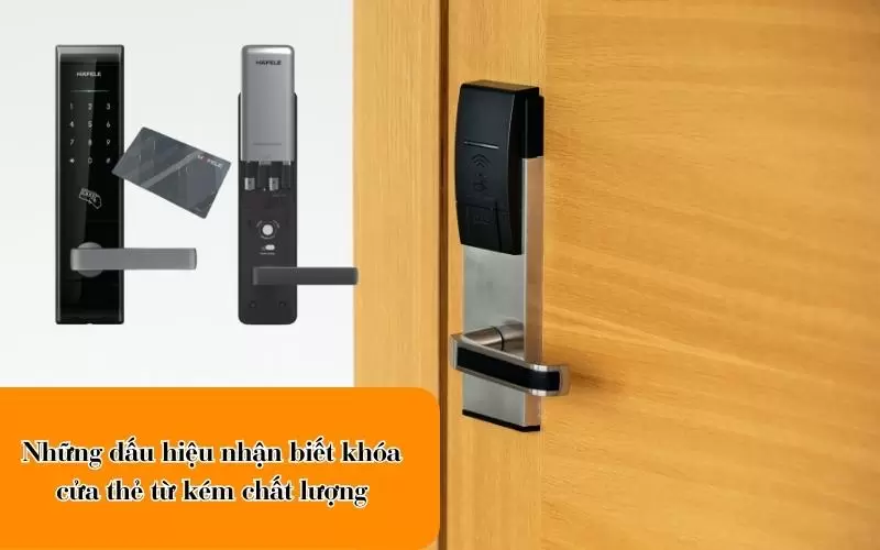 Phân Biệt Khóa Cửa Thẻ Từ Kém Chất Lượng