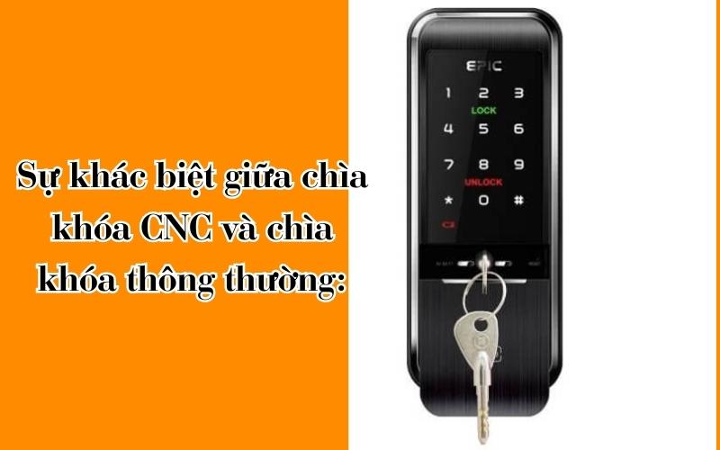 Sự khác biệt giữa chìa khóa CNC và chìa khóa thông thường: