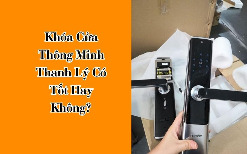 khóa cửa thông minh thanh lý