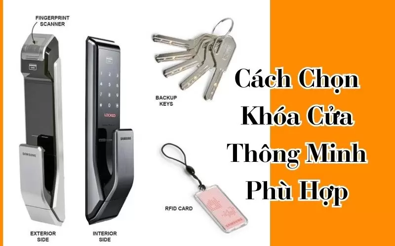 khóa cửa thông minh an toàn