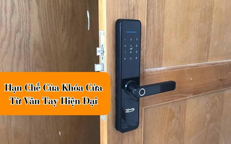hạn chế của khóa cửa từ 
