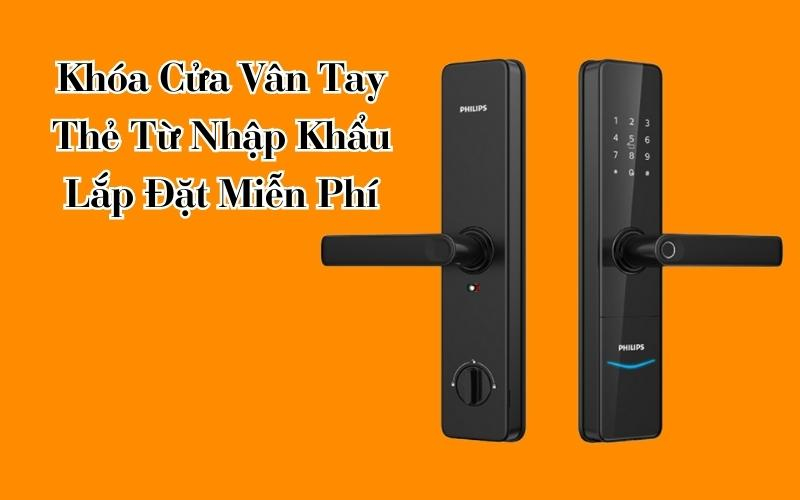 khóa cửa vân tay thẻ từ
