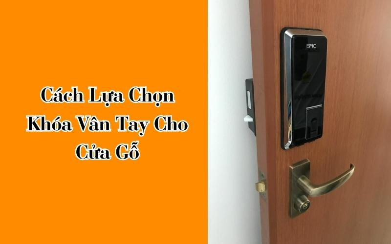 khóa vân tay cho cửa gỗ