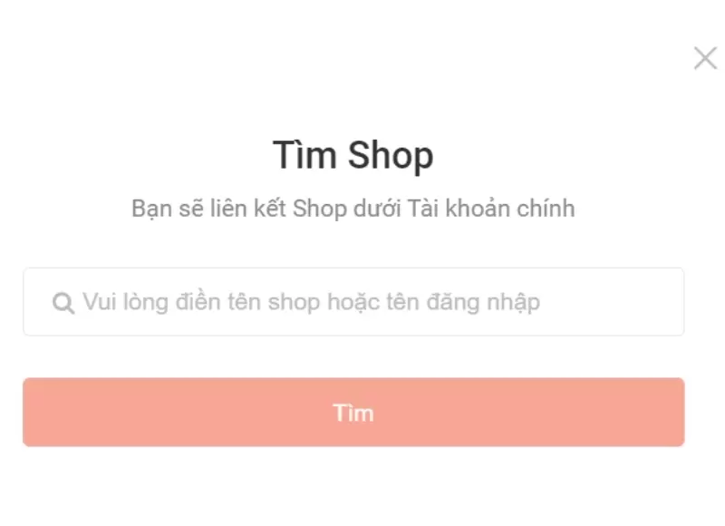 tài khoản phụ shopee