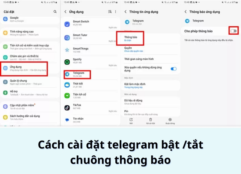cách cài đặt telegram