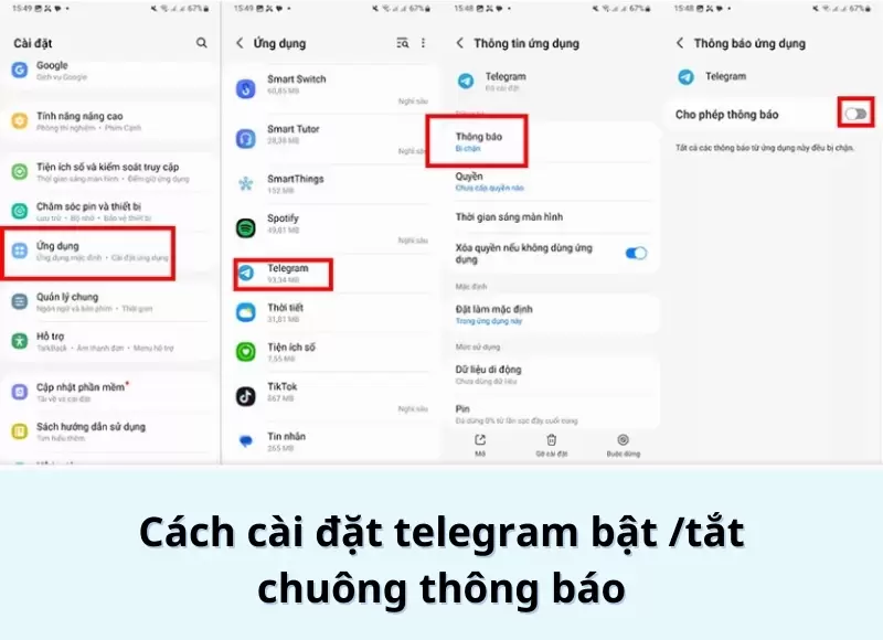 cách cài đặt telegram