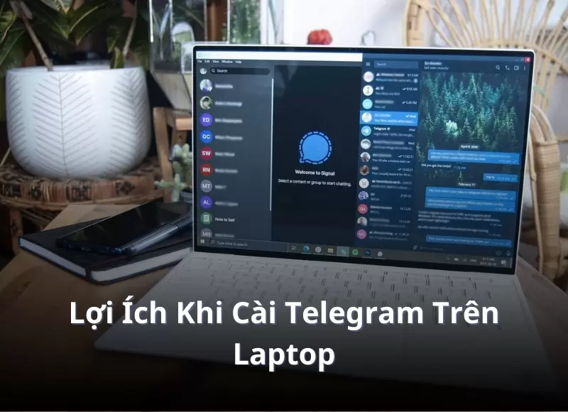 cài telegram cho laptop