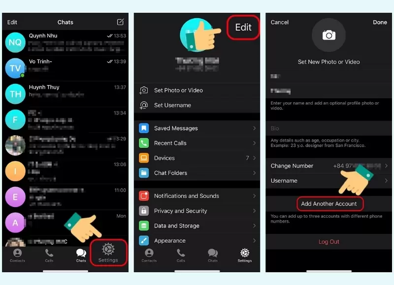 cách đăng nhập 2 tài khoản telegram