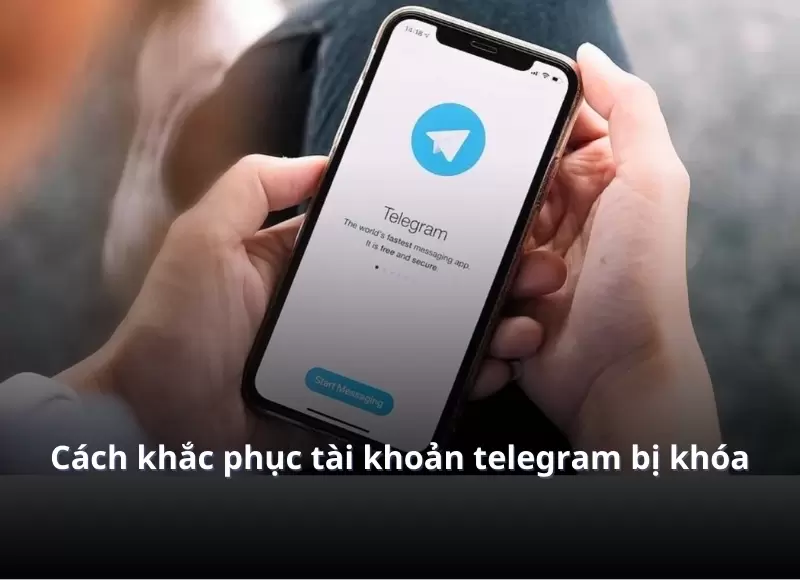 tài khoản telegram bị khóa