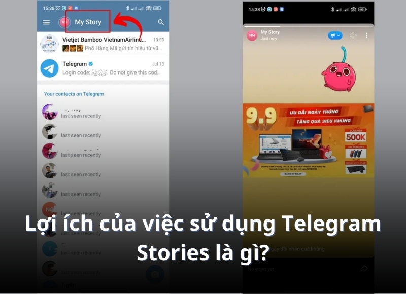 telegram stories là gì