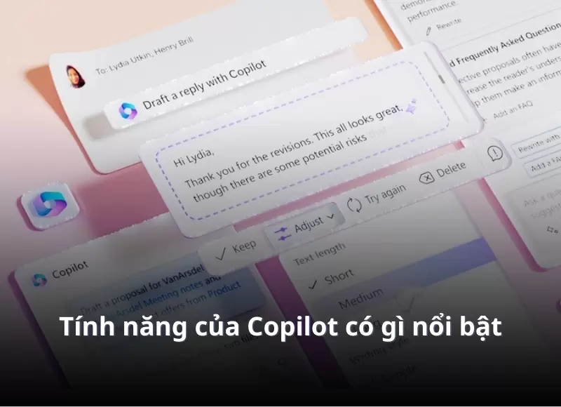 tính năng của copilot